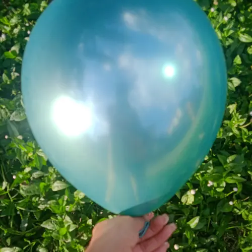 Globo cromado Verde de 12" — imagen 2