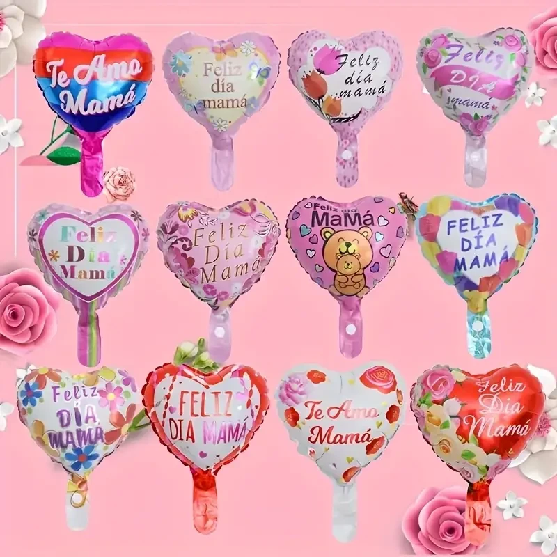 Globos corazón 10 Pulgadas Dia de las Madres's foto | Dádiva |  BizneCubano