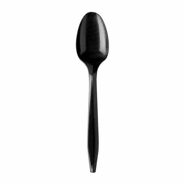 Cuchara Desechable Negra's foto | Dádiva |  BizneCubano