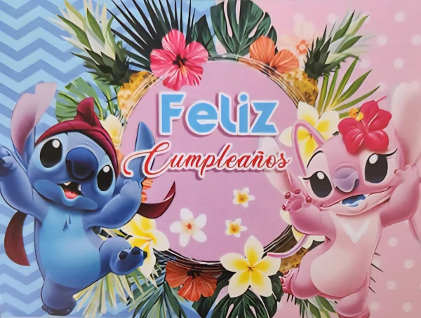 Poster de Stich y Angela's foto | Dádiva |  BizneCubano