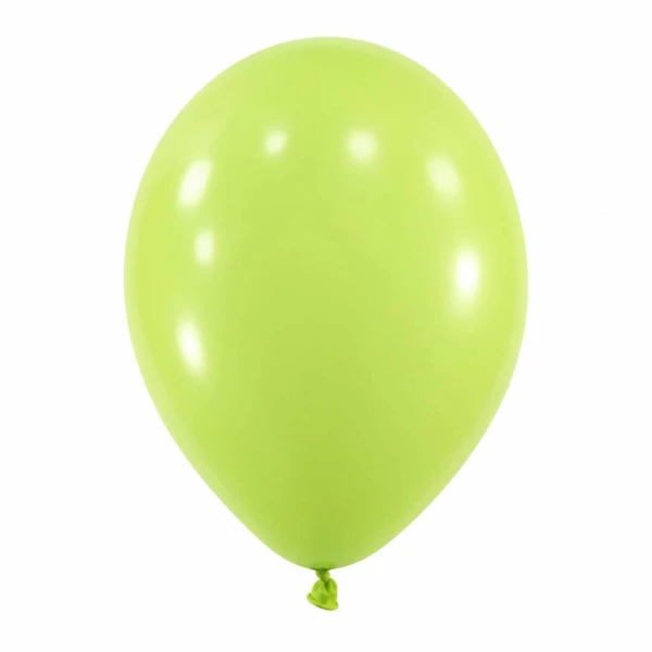 Globos de látex verde limón 12's foto | Dádiva |  BizneCubano