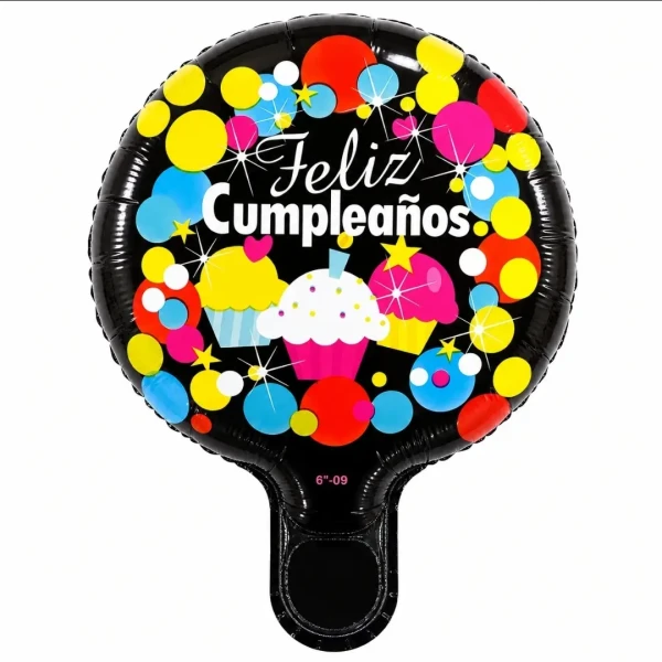 Globo Feliz Cumpleaños 6 pulgadas M1's foto | Dádiva |  BizneCubano