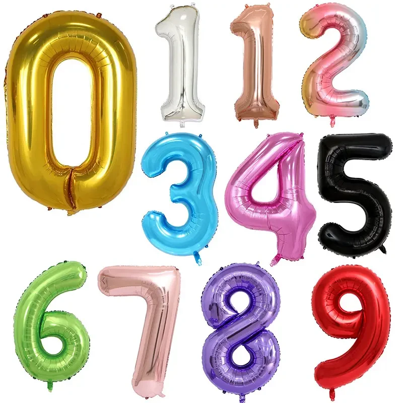 Globos de número de 32"'s foto | Dádiva |  BizneCubano