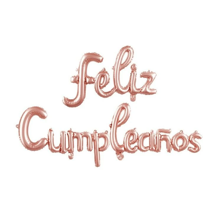 Feliz cumpleaños inflable Rosa Oro's foto | Dádiva |  BizneCubano
