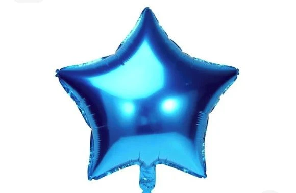 Globos Metálicos de Estrellas Azul fuerte's foto | Dádiva |  BizneCubano