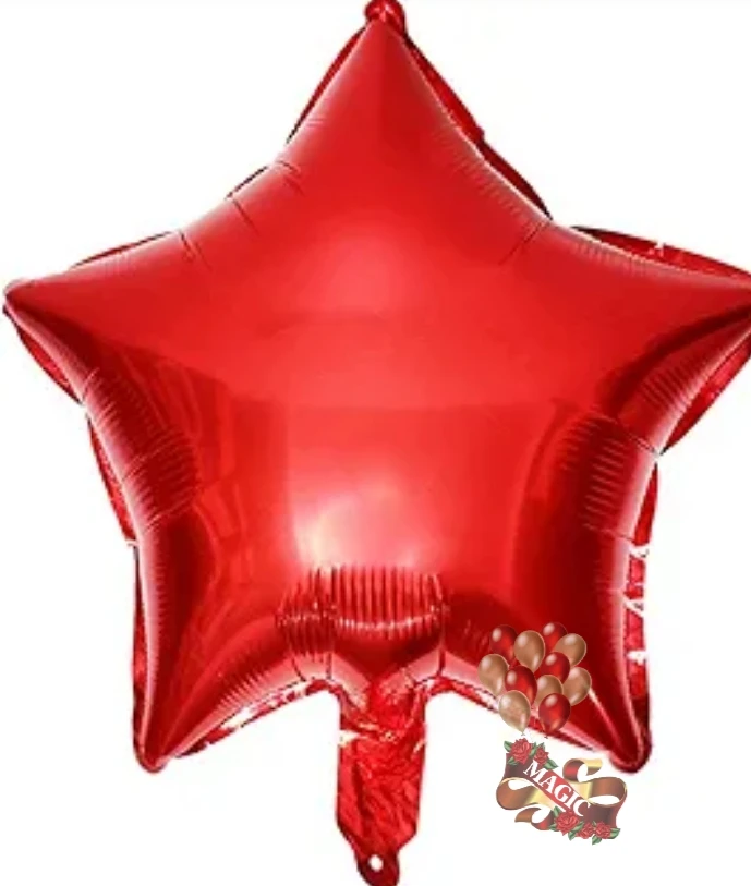 Globos Metalizadas de Estrella Roja's foto | Dádiva |  BizneCubano