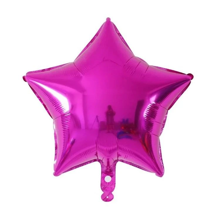 Globos Metálicos de Estrellas Rosado Fuerte's foto | Dádiva |  BizneCubano