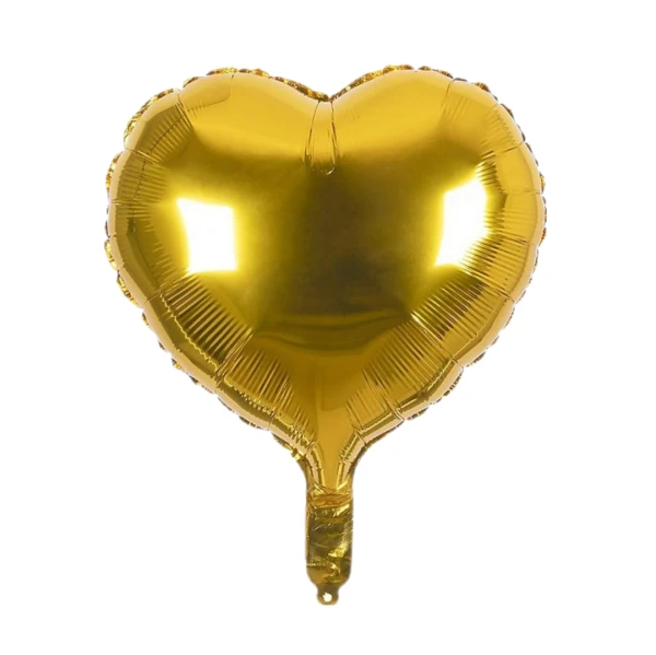 Globo de corazón Dorado's foto | Dádiva |  BizneCubano