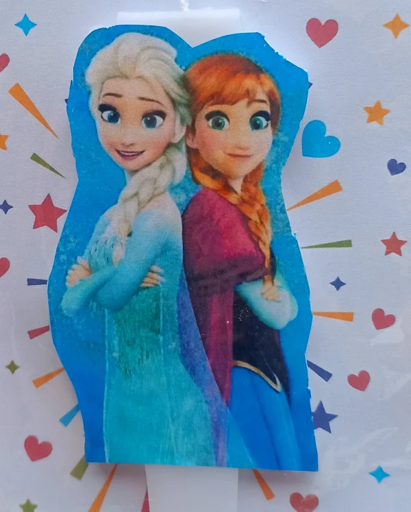 Vela de cera de Frozen's foto | Dádiva |  BizneCubano